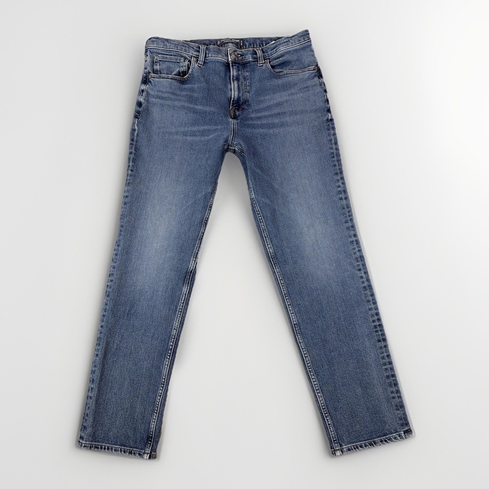 Everlane Relaxed 4-Way Stretch Jeans Mens 33x30 Blue Medium Wash Denim